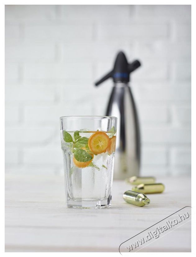 Kayser Rozsdamentes ac&eacute;l szifon palack 1 l Konyhai term&eacute;kek - Sodastream sz&oacute;dag&eacute;p - Sodastream palack - 528724
