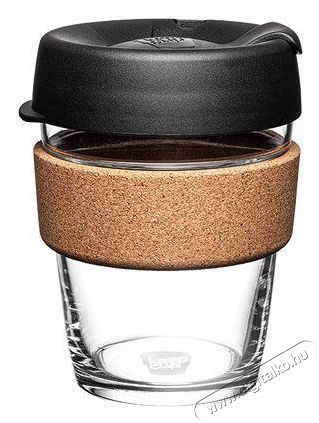 KeepCup b&ouml;gre Brew Cork Black 340 ml M Konyhai term&eacute;kek - Ed&eacute;ny - Termosz - 503719