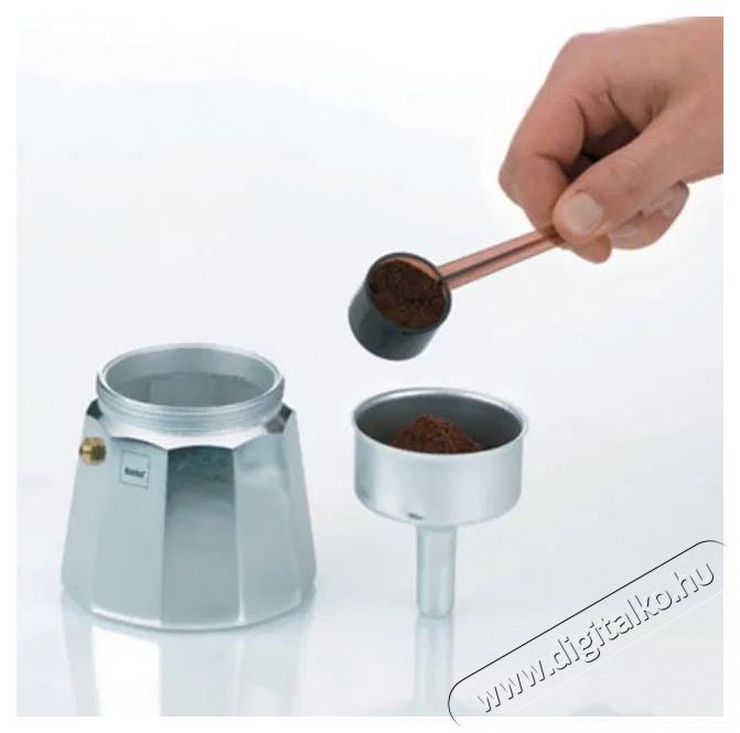 KELA ITALIA, 6 szem&eacute;lyes Konyhai term&eacute;kek - K&aacute;v&eacute;főző / k&aacute;v&eacute;&ouml;rlő / kieg&eacute;sz&iacute;tő - Kotyog&oacute; k&aacute;v&eacute;főző - 525108