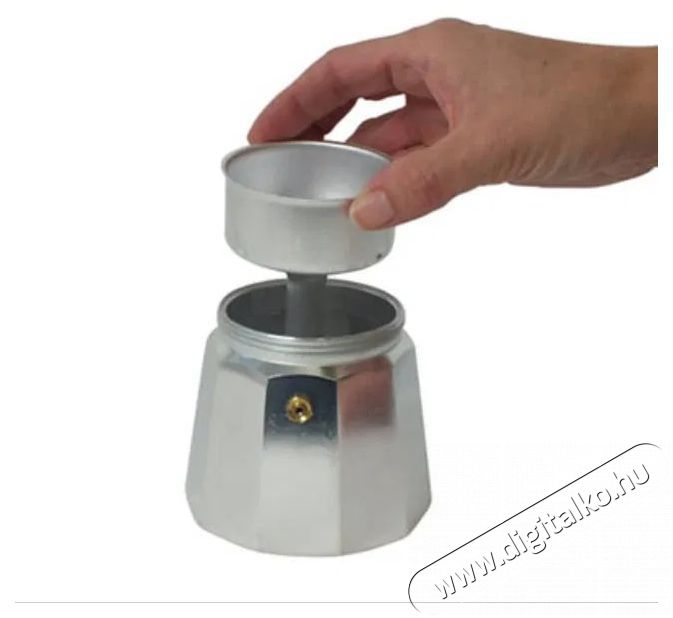 KELA ITALIA, 6 szem&eacute;lyes Konyhai term&eacute;kek - K&aacute;v&eacute;főző / k&aacute;v&eacute;&ouml;rlő / kieg&eacute;sz&iacute;tő - Kotyog&oacute; k&aacute;v&eacute;főző - 525108