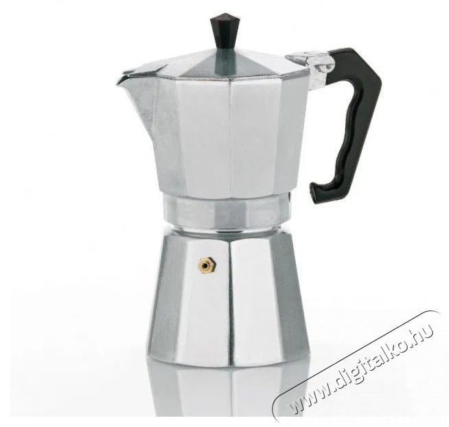 KELA ITALIA, 6 szem&eacute;lyes Konyhai term&eacute;kek - K&aacute;v&eacute;főző / k&aacute;v&eacute;&ouml;rlő / kieg&eacute;sz&iacute;tő - Kotyog&oacute; k&aacute;v&eacute;főző - 525108