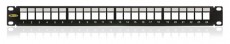 KELine KE-Line Patch panel 1U, fekete, &uuml;res, 24 db keystone jack sz&aacute;m&aacute;ra Iroda &eacute;s sz&aacute;m&iacute;t&aacute;stechnika - H&aacute;l&oacute;zat - H&aacute;l&oacute;zati kieg&eacute;sz&iacute;tő - 396251