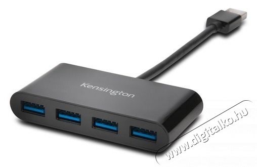 Kensington 4 portos USB 3.0 Hub (336108) Iroda &eacute;s sz&aacute;m&iacute;t&aacute;stechnika - Notebook kieg&eacute;sz&iacute;tő - USB hub / eloszt&oacute; - 396576
