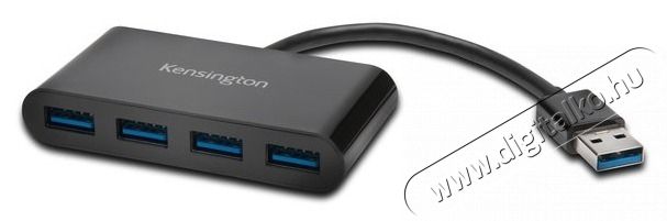 Kensington 4 portos USB 3.0 Hub (336108) Iroda &eacute;s sz&aacute;m&iacute;t&aacute;stechnika - Notebook kieg&eacute;sz&iacute;tő - USB hub / eloszt&oacute; - 396576