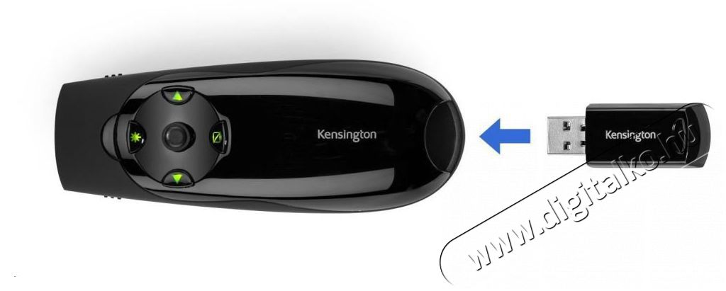 Kensington vezet&eacute;k n&eacute;lk&uuml;li z&ouml;ld l&eacute;zer prezent&aacute;ci&oacute;s t&aacute;vir&aacute;ny&iacute;t&oacute; Iroda &eacute;s sz&aacute;m&iacute;t&aacute;stechnika - Egy&eacute;b sz&aacute;m&iacute;t&aacute;stechnikai term&eacute;k - 396684