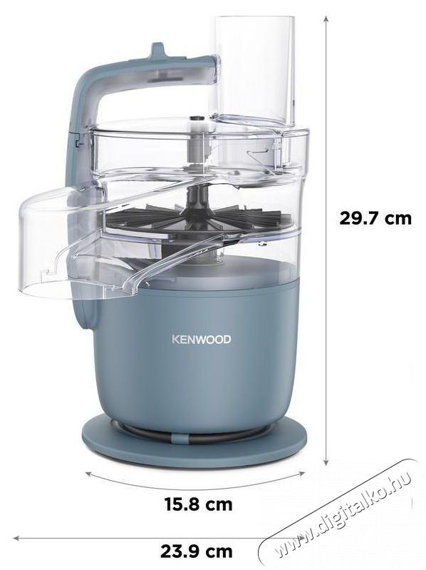 Kenwood MultiPro GO FDP22.130GY Kompakt turmixg&eacute;p Konyhai term&eacute;kek - Konyhai kisg&eacute;p (elők&eacute;sz&iacute;t&eacute;s / feldolgoz&aacute;s) - Turmixg&eacute;p - 505532