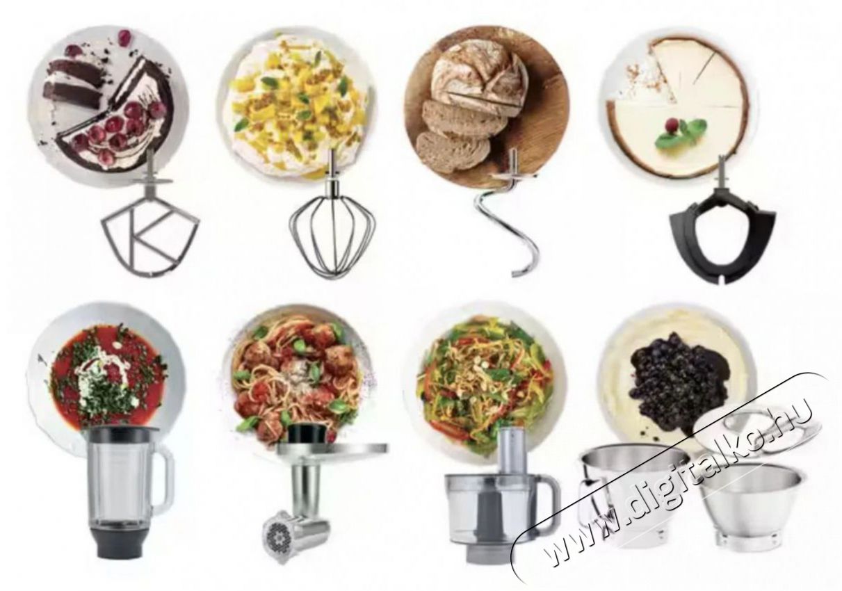 Kenwood KM Titanium Chef Baker KVC85.594SI Konyhai term&eacute;kek - Konyhai kisg&eacute;p (elők&eacute;sz&iacute;t&eacute;s / feldolgoz&aacute;s) - Konyhai robotg&eacute;p - 511323