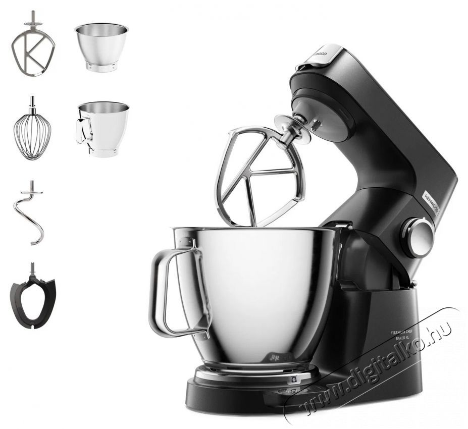 Kenwood KVL85.004.BK KM Titanium Chef Baker Konyhai term&eacute;kek - Konyhai kisg&eacute;p (elők&eacute;sz&iacute;t&eacute;s / feldolgoz&aacute;s) - Konyhai robotg&eacute;p - 511318