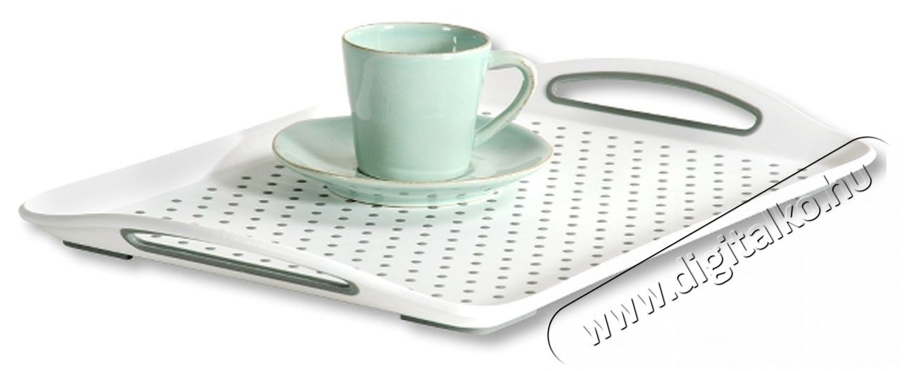 Kesper Műanyag, cs&uacute;sz&aacute;smentes feh&eacute;r t&aacute;lal&oacute;t&aacute;lca 45,5 x 32 cm Konyhai term&eacute;kek - Konyhai eszk&ouml;z - Egy&eacute;b konyhai eszk&ouml;z - 503727