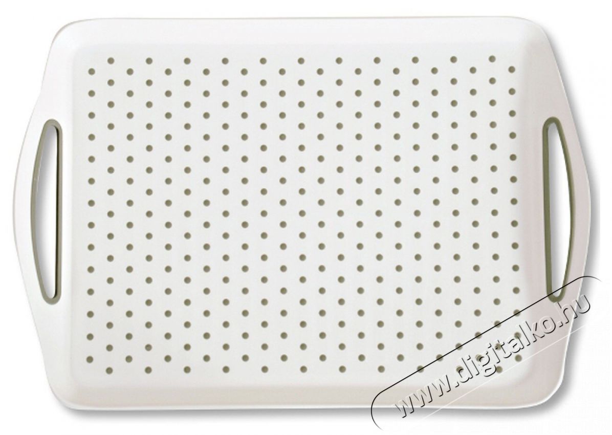 Kesper Műanyag, cs&uacute;sz&aacute;smentes feh&eacute;r t&aacute;lal&oacute;t&aacute;lca 45,5 x 32 cm Konyhai term&eacute;kek - Konyhai eszk&ouml;z - Egy&eacute;b konyhai eszk&ouml;z - 503727