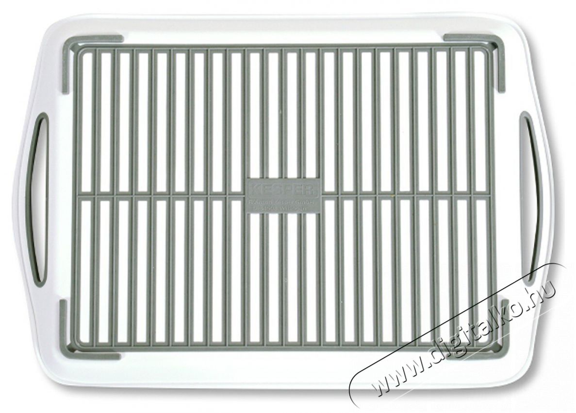 Kesper Műanyag, cs&uacute;sz&aacute;smentes feh&eacute;r t&aacute;lal&oacute;t&aacute;lca 45,5 x 32 cm Konyhai term&eacute;kek - Konyhai eszk&ouml;z - Egy&eacute;b konyhai eszk&ouml;z - 503727