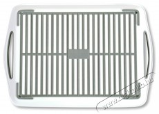 Kesper Műanyag, cs&uacute;sz&aacute;smentes feh&eacute;r t&aacute;lal&oacute;t&aacute;lca 45,5 x 32 cm Konyhai term&eacute;kek - Konyhai eszk&ouml;z - Egy&eacute;b konyhai eszk&ouml;z - 503727