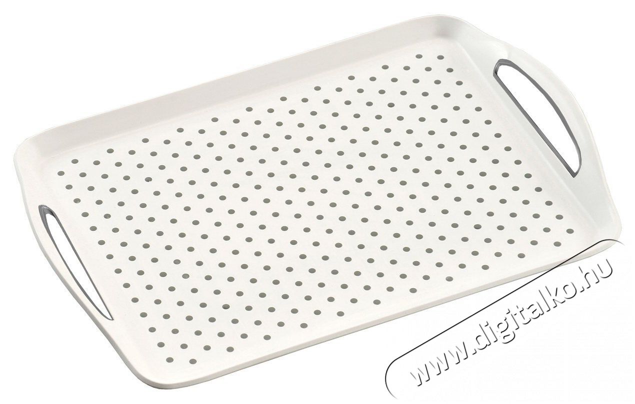 Kesper Műanyag, cs&uacute;sz&aacute;smentes feh&eacute;r t&aacute;lal&oacute;t&aacute;lca 45,5 x 32 cm Konyhai term&eacute;kek - Konyhai eszk&ouml;z - Egy&eacute;b konyhai eszk&ouml;z - 503727