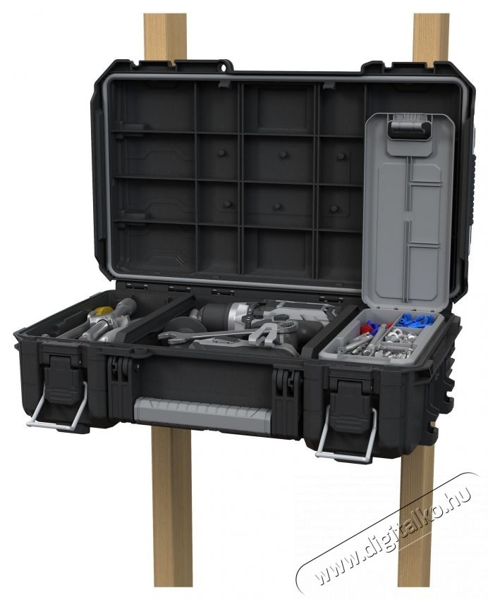 Keter ROC Pro Gear 2.0 szersz&aacute;mosl&aacute;da, műanyag, 16.10L, fekete H&aacute;ztart&aacute;s / Otthon / K&uuml;lt&eacute;r - Szersz&aacute;m - Kieg&eacute;sz&iacute;tő, tartoz&eacute;k - 535386