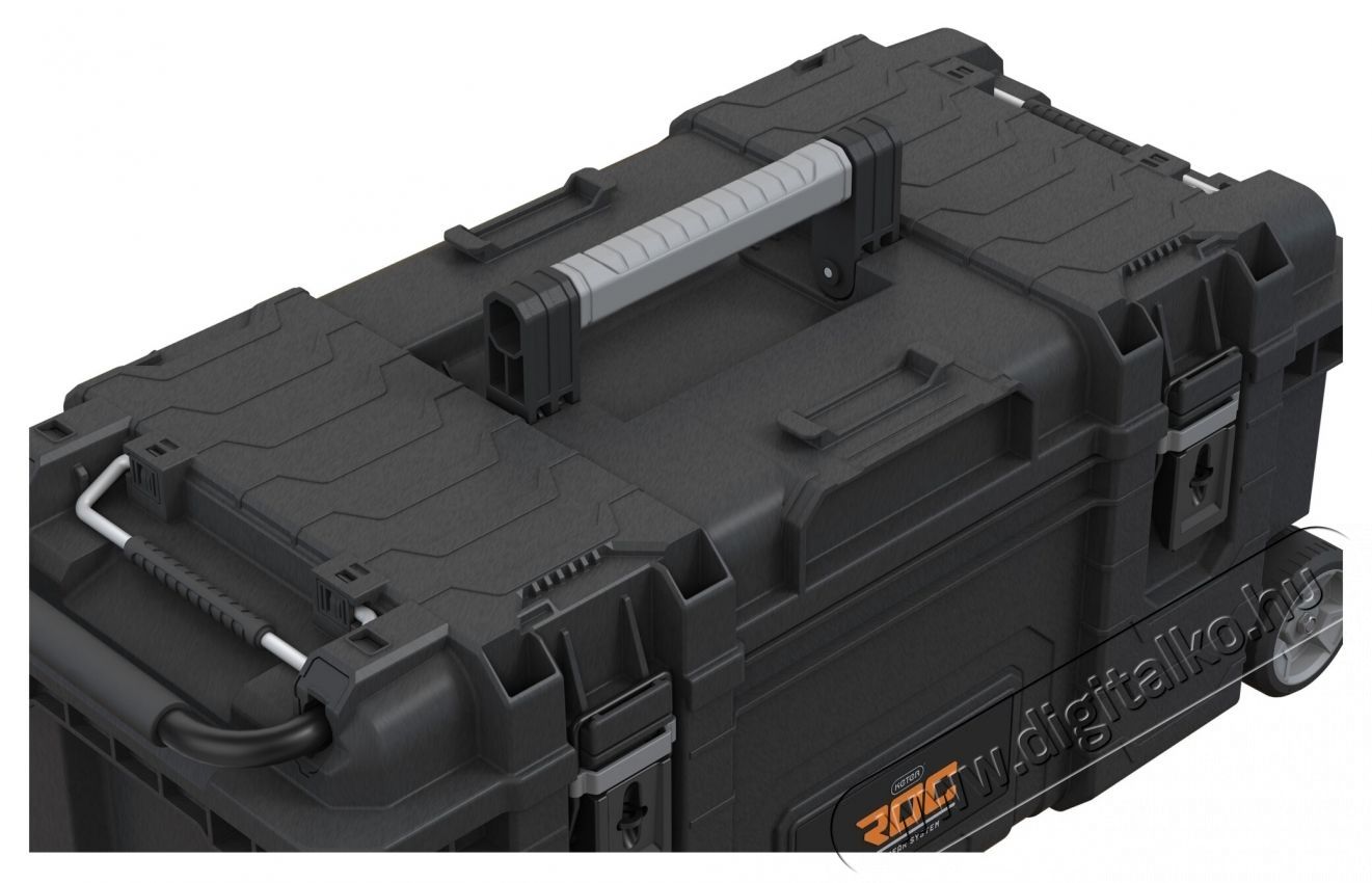 Keter ROC Pro Gear mobil szersz&aacute;mos doboz, műanyag, 45,36L, fekete H&aacute;ztart&aacute;s / Otthon / K&uuml;lt&eacute;r - Szersz&aacute;m - Egy&eacute;b szersz&aacute;m - 535389