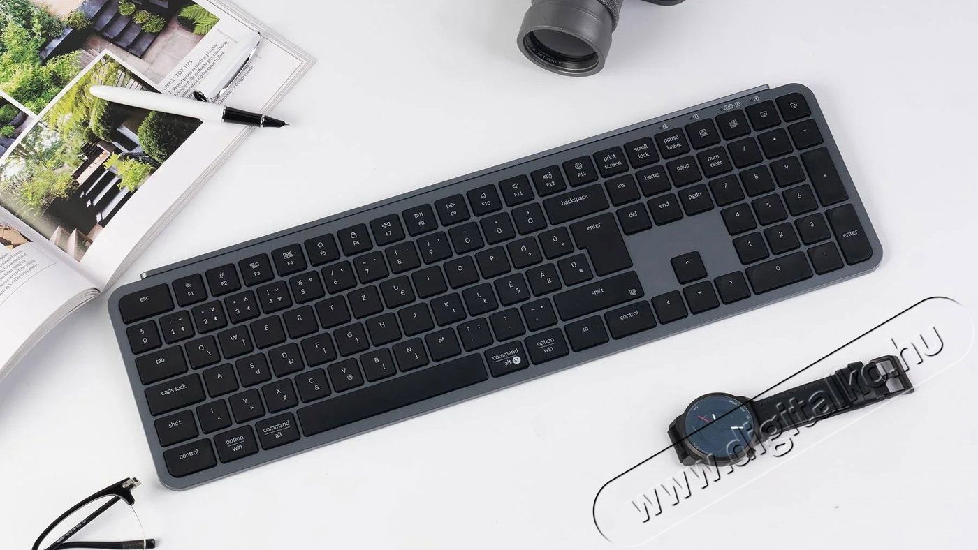 KEYCHRON B6 Pro Scissor Switch B6P-K1 Billentyűzet - HU Fekete Iroda &eacute;s sz&aacute;m&iacute;t&aacute;stechnika - Billentyűzet / billentyűzet szett - Vezet&eacute;k n&eacute;lk&uuml;li - 540550