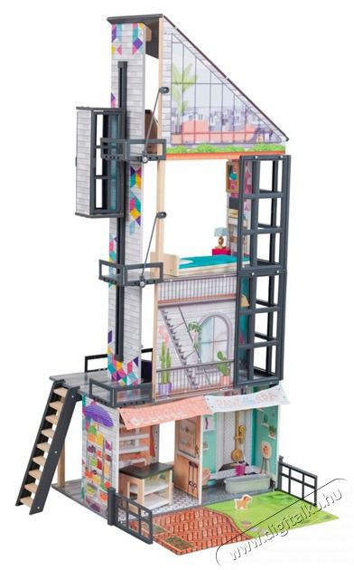KIDKRAFT Bianca City Life babah&aacute;z H&aacute;ztart&aacute;s / Otthon / K&uuml;lt&eacute;r - J&aacute;t&eacute;k / Sport - Kreat&iacute;v / k&eacute;szs&eacute;gfejlesztő j&aacute;t&eacute;k - 514112