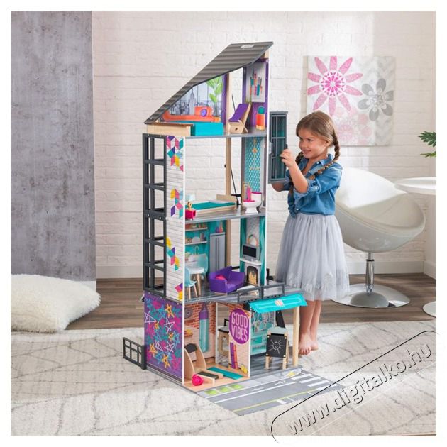 KIDKRAFT Bianca City Life babah&aacute;z H&aacute;ztart&aacute;s / Otthon / K&uuml;lt&eacute;r - J&aacute;t&eacute;k / Sport - Kreat&iacute;v / k&eacute;szs&eacute;gfejlesztő j&aacute;t&eacute;k - 514112