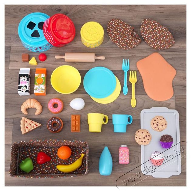 KIDKRAFT Foody Friends kutyusos kiskonyha H&aacute;ztart&aacute;s / Otthon / K&uuml;lt&eacute;r - J&aacute;t&eacute;k / Sport - Baba j&aacute;t&eacute;k - 514115