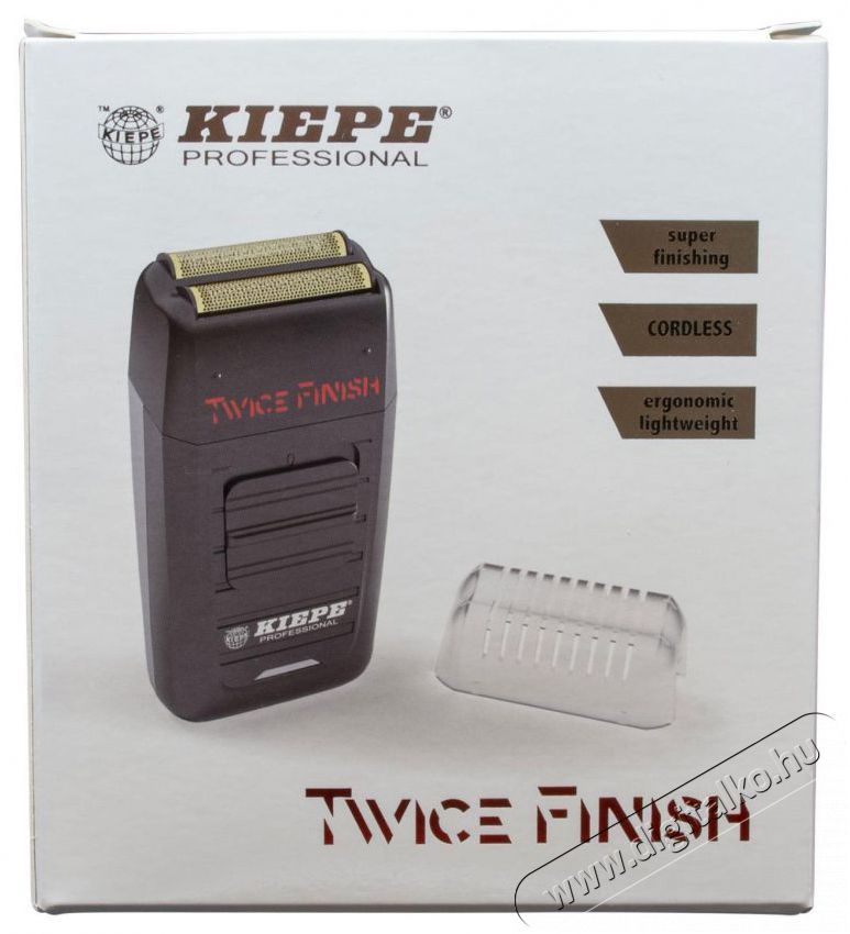 KIEPE TWICE FINISH Sz&eacute;ps&eacute;g&aacute;pol&aacute;s / Eg&eacute;szs&eacute;g - Szőrtelen&iacute;tő / borotva - F&eacute;rfi borotva - 510511