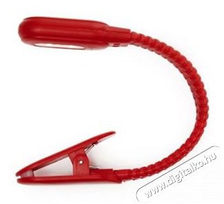 KIKKERLAND BL13-RD-EU csiptetős &uacute;jrat&ouml;lthető piros LED-es olvas&oacute;l&aacute;mpa H&aacute;ztart&aacute;s / Otthon / K&uuml;lt&eacute;r - Vil&aacute;g&iacute;t&aacute;s / elektromoss&aacute;g - L&aacute;mpa kieg&eacute;sz&iacute;tő - 405571