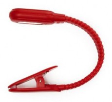 KIKKERLAND BL13-RD-EU csiptetős &uacute;jrat&ouml;lthető piros LED-es olvas&oacute;l&aacute;mpa H&aacute;ztart&aacute;s / Otthon / K&uuml;lt&eacute;r - Vil&aacute;g&iacute;t&aacute;s / elektromoss&aacute;g - L&aacute;mpa kieg&eacute;sz&iacute;tő - 405571