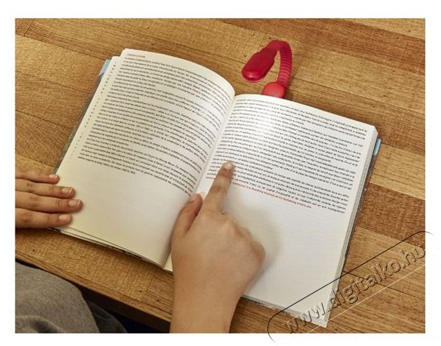 KIKKERLAND BL13-RD-EU csiptetős &uacute;jrat&ouml;lthető piros LED-es olvas&oacute;l&aacute;mpa H&aacute;ztart&aacute;s / Otthon / K&uuml;lt&eacute;r - Vil&aacute;g&iacute;t&aacute;s / elektromoss&aacute;g - L&aacute;mpa kieg&eacute;sz&iacute;tő - 405571