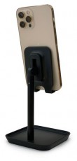 KIKKERLAND US216-BK fekete asztali telefontart&oacute; &aacute;llv&aacute;ny Mobil / Kommunik&aacute;ci&oacute; / Smart - Mobiltelefon kieg&eacute;sz&iacute;tő / tok - Tart&oacute; / r&ouml;gz&iacute;tő / &aacute;llv&aacute;ny - 414944