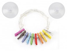 KIKKERLAND LT17-EU mini csipeszekkel f&eacute;nyk&eacute;ptart&oacute; f&eacute;nyf&uuml;z&eacute;r H&aacute;ztart&aacute;s / Otthon / K&uuml;lt&eacute;r - Vil&aacute;g&iacute;t&aacute;s / elektromoss&aacute;g - Hangulat teremtő vil&aacute;g&iacute;t&aacute;s - 446844