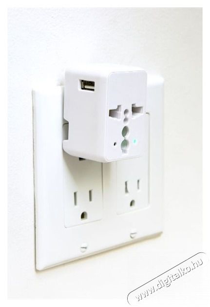 KIKKERLAND UL08-EU USB csatlakoz&oacute;val kocka utaz&oacute; h&aacute;l&oacute;zati adapter Iroda &eacute;s sz&aacute;m&iacute;t&aacute;stechnika - Egy&eacute;b sz&aacute;m&iacute;t&aacute;stechnikai term&eacute;k - 446782