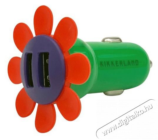 KIKKERLAND US215-EU 2xUSB vir&aacute;g form&aacute;j&uacute; aut&oacute;s t&ouml;ltő Aut&oacute;hifi / Aut&oacute; felszerel&eacute;s - Aut&oacute;s t&ouml;ltő / szivargy&uacute;jt&oacute; adapter - 449453