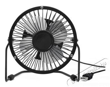 KIKKERLAND US143-BK-EU USB-s fekete asztali ventil&aacute;tor H&aacute;ztart&aacute;s / Otthon / K&uuml;lt&eacute;r - Ventil&aacute;tor / L&eacute;gkondicion&aacute;l&oacute; - Asztali ventil&aacute;tor - 436348