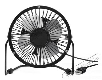 KIKKERLAND US143-BK-EU USB-s fekete asztali ventil&aacute;tor H&aacute;ztart&aacute;s / Otthon / K&uuml;lt&eacute;r - Ventil&aacute;tor / L&eacute;gkondicion&aacute;l&oacute; - Asztali ventil&aacute;tor - 436348