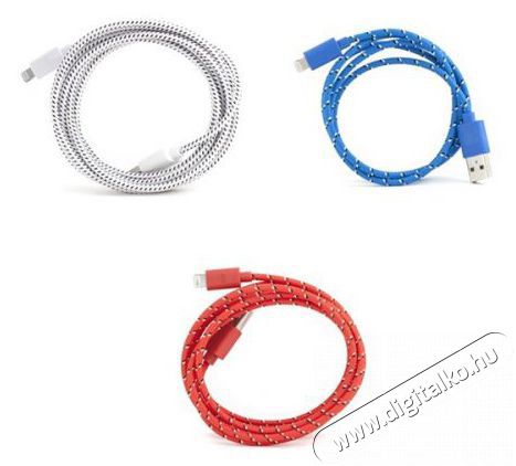 KIKKERLAND US77-A-EU extra hossz&uacute; Lightning > USB t&ouml;ltők&aacute;bel Mobil / Kommunik&aacute;ci&oacute; / Smart - Tablet / E-book kieg&eacute;sz&iacute;tő, tok - K&aacute;bel - 429938