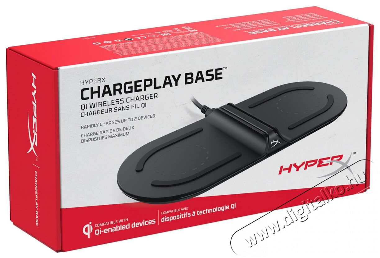 Kingston HyperX ChargePlay Base t&ouml;ltő &aacute;llom&aacute;s (EU adapterrel) (224508) Mobil / Kommunik&aacute;ci&oacute; / Smart - Tablet / E-book kieg&eacute;sz&iacute;tő, tok - H&aacute;l&oacute;zati-, aut&oacute;s t&ouml;ltő - 367768