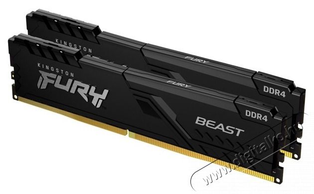 Kingston 16GB/3200MHz DDR-4 (Kit of 2) FURY Beast Black (KF432C16BBK2/16) mem&oacute;ria Iroda &eacute;s sz&aacute;m&iacute;t&aacute;stechnika - Egy&eacute;b sz&aacute;m&iacute;t&aacute;stechnikai term&eacute;k - 442029