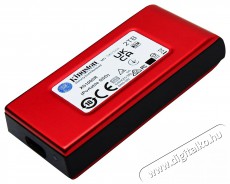 Kingston XS1000 SSD 2TB, piros Iroda &eacute;s sz&aacute;m&iacute;t&aacute;stechnika - Adatt&aacute;rol&oacute; / merevlemez - K&uuml;lső SSD - 503357