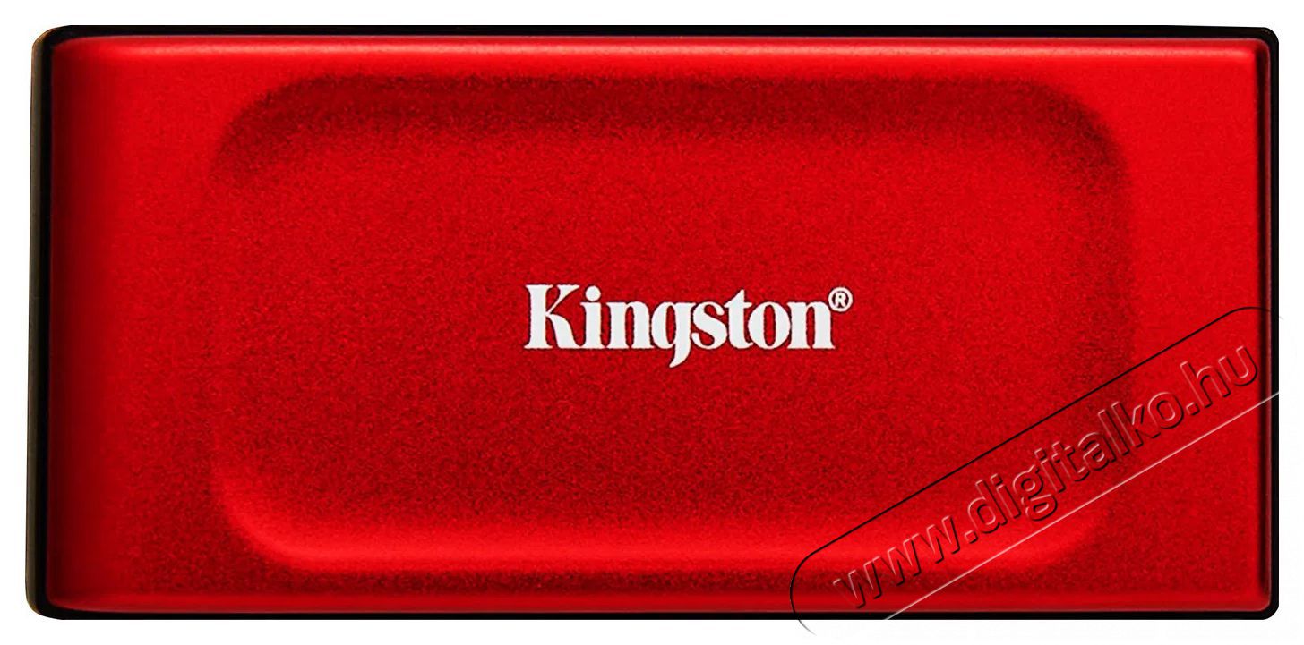 Kingston XS1000 SSD 2TB, piros Iroda &eacute;s sz&aacute;m&iacute;t&aacute;stechnika - Adatt&aacute;rol&oacute; / merevlemez - K&uuml;lső SSD - 503357