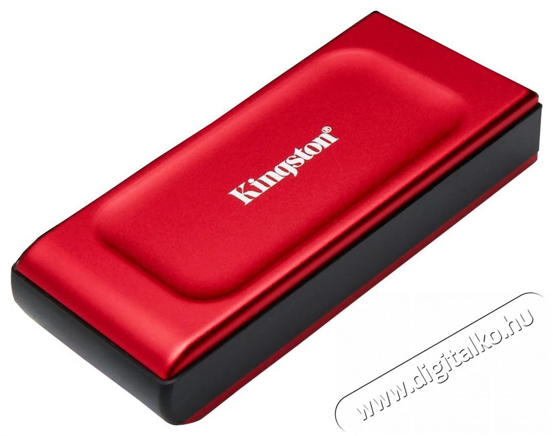 Kingston XS1000 SSD 2TB, piros Iroda &eacute;s sz&aacute;m&iacute;t&aacute;stechnika - Adatt&aacute;rol&oacute; / merevlemez - K&uuml;lső SSD - 503357