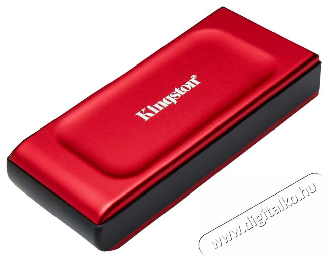 Kingston XS1000 SSD 2TB, piros Iroda &eacute;s sz&aacute;m&iacute;t&aacute;stechnika - Adatt&aacute;rol&oacute; / merevlemez - K&uuml;lső SSD - 503357