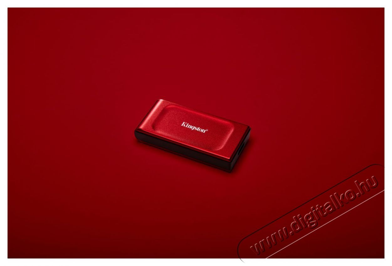 Kingston XS1000 SSD 1TB, piros Iroda &eacute;s sz&aacute;m&iacute;t&aacute;stechnika - Adatt&aacute;rol&oacute; / merevlemez - K&uuml;lső SSD - 503312