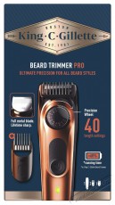 KING C. GILLETTE Beard Trimmer PRO Sz&eacute;ps&eacute;g&aacute;pol&aacute;s / Eg&eacute;szs&eacute;g - Haj&aacute;pol&aacute;s - Haj / szak&aacute;ll v&aacute;g&oacute;, ny&iacute;r&oacute; - 518853