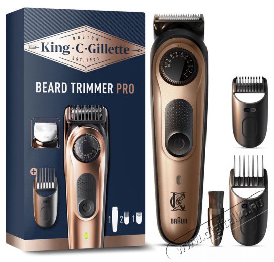 KING C. GILLETTE Beard Trimmer PRO Sz&eacute;ps&eacute;g&aacute;pol&aacute;s / Eg&eacute;szs&eacute;g - Haj&aacute;pol&aacute;s - Haj / szak&aacute;ll v&aacute;g&oacute;, ny&iacute;r&oacute; - 518853