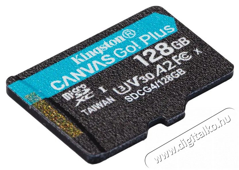 Kingston microSDXC Canvas Go Plus Gen4 128GB Mem&oacute;ria k&aacute;rtya / Pendrive - MicroSD / MicroSDHC k&aacute;rtya - 522222