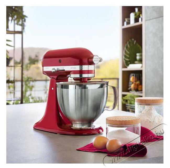 KitchenAid Artisan Robot 185 met&aacute;lpiros Konyhai term&eacute;kek - Konyhai kisg&eacute;p (elők&eacute;sz&iacute;t&eacute;s / feldolgoz&aacute;s) - Konyhai robotg&eacute;p - 511342