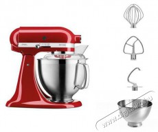 KitchenAid Artisan Robot 185 met&aacute;lpiros Konyhai term&eacute;kek - Konyhai kisg&eacute;p (elők&eacute;sz&iacute;t&eacute;s / feldolgoz&aacute;s) - Konyhai robotg&eacute;p - 511342