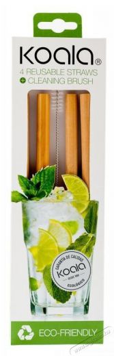 Koala Egyenes, bambusz, tiszt&iacute;t&oacute;val, 4 darab Konyhai term&eacute;kek - Egy&eacute;b / Konyhai kieg&eacute;sz&iacute;tő - 528740