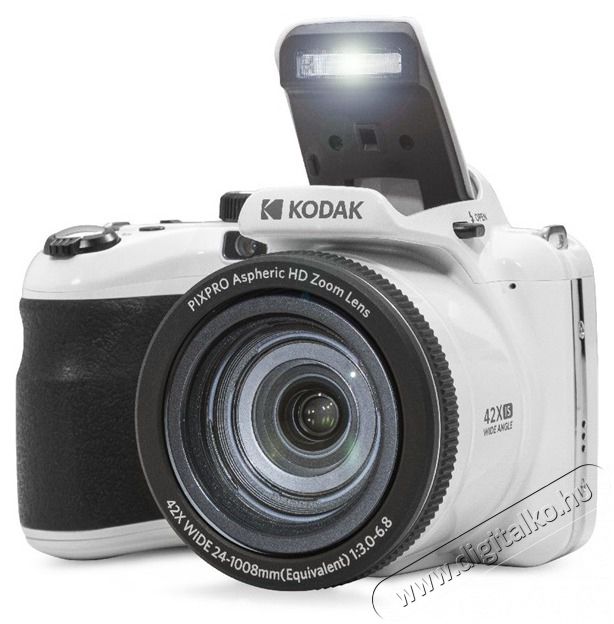 Kodak Pixpro AZ425 digit&aacute;lis feh&eacute;r f&eacute;nyk&eacute;pezőg&eacute;p F&eacute;nyk&eacute;pezőg&eacute;p / kamera - Kompakt f&eacute;nyk&eacute;pezőg&eacute;p - Norm&aacute;l tud&aacute;s&uacute; kompakt - 466709