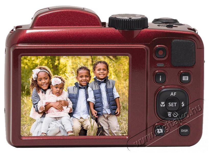 Kodak Pixpro AZ255 digit&aacute;lis piros f&eacute;nyk&eacute;pezőg&eacute;p F&eacute;nyk&eacute;pezőg&eacute;p / kamera - Kompakt f&eacute;nyk&eacute;pezőg&eacute;p - Norm&aacute;l tud&aacute;s&uacute; kompakt - 466702