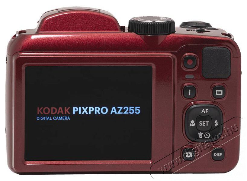 Kodak Pixpro AZ255 digit&aacute;lis piros f&eacute;nyk&eacute;pezőg&eacute;p F&eacute;nyk&eacute;pezőg&eacute;p / kamera - Kompakt f&eacute;nyk&eacute;pezőg&eacute;p - Norm&aacute;l tud&aacute;s&uacute; kompakt - 466702
